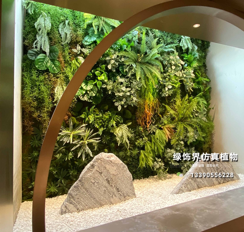 高端仿真植物墻_藝術綠植墻_景觀造景工程-盡在綠飾界品牌服務商